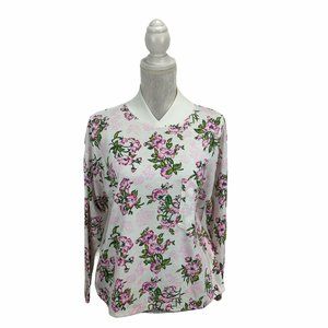 Gitano Vintage Cottagecore Top Floral Paisley L